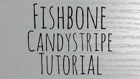 Fish Bone Candy Stripe Tutorial || Friendship Bracelets