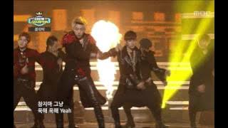 Block B - NILLILI MAMBO, 블락비 - 닐리리 맘보, Show Champion 20121127