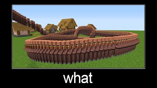 Minecraft wait what meme part 52 (many villagers)