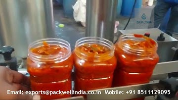 Automatic Pickle Oil Filling and Linear Capping Machine | Oil Filling and Cap Placing Machine