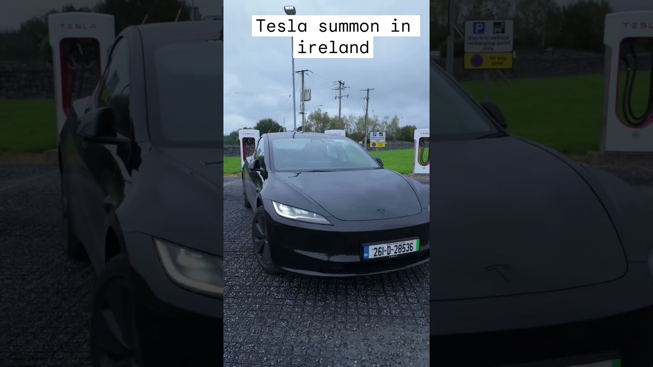 Tesla Ireland has added a Summon feature in the model 3