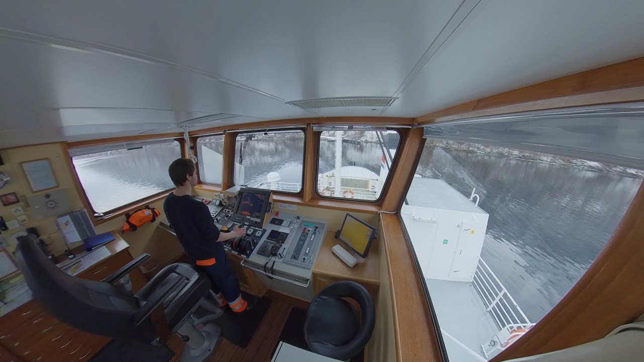 Ankomst Trandal med M/F Dalsfjord