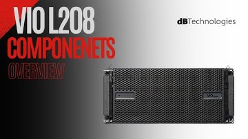 dBTechnologies VIO Series Inside VIO L208 Components overview