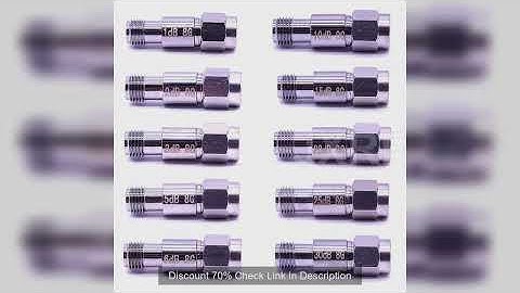 JX SMA Attenuators 2W DC-8GHz Coaxial Fixed Attenuators 1dBi 3dBi 5dBi 10dBi 20dBi 30dBi 50dBi 60dBi