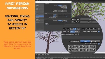 31 walking flying camera and teleportation in Blender
