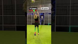 Do you think he will be same skilled in 14 years?👊🙏🏽😍 #football #footbot #soccer #goalkeeper