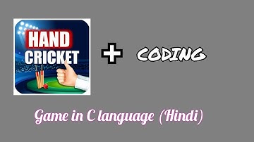 Hand cricket game in C