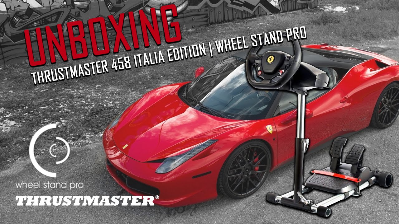 Unboxing Thrustmaster Tx Racing Wheel 458 Italia Edition Wheel Stand Pro