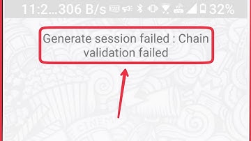 YUPP TV Fix Generate session failed Chain validation failed problem solve