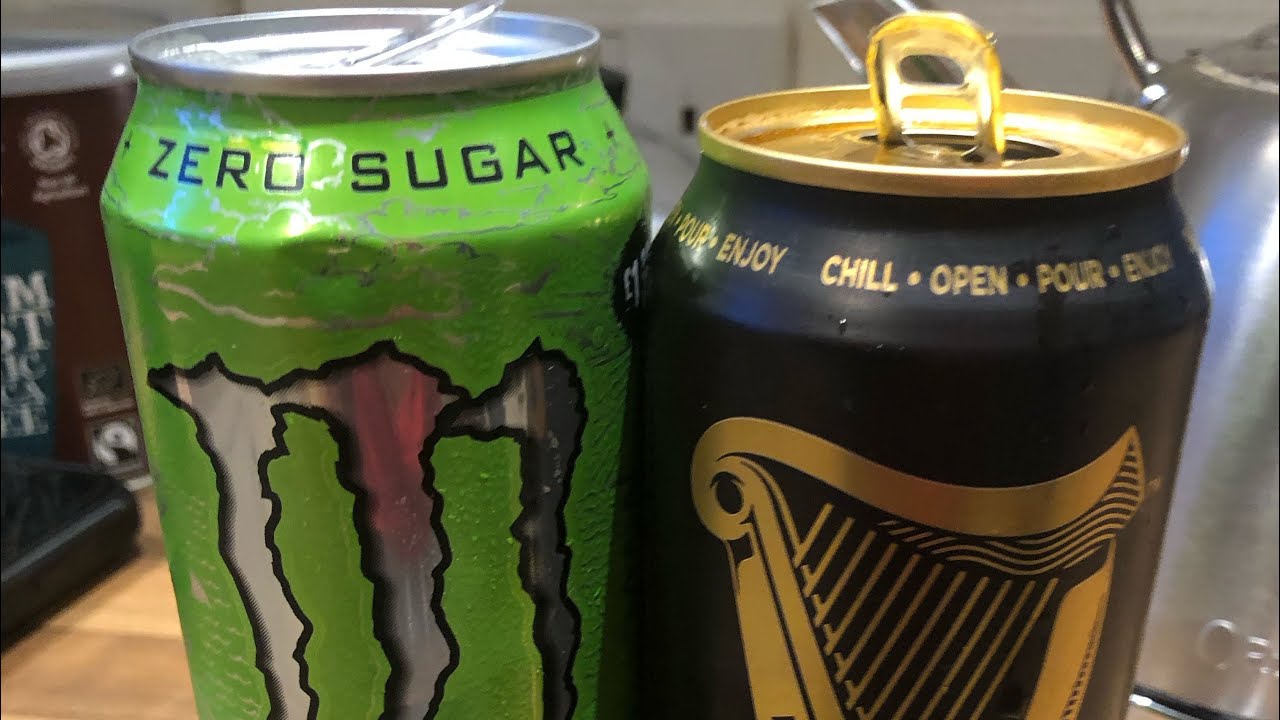 Making a monster energy drink and Guinness Cocktail YouTube