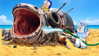 Download lagu MOCIL AND I RESCUE STRANDED FISH IN ROBLOX!!