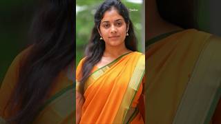 How To Style Like Yazhini Orange Silk Saree With D Green Border With Matching Blouse