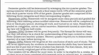 Thornburg Algebra 2 Syllabus
