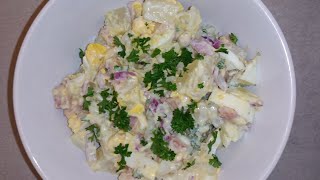 potato and egg salad.