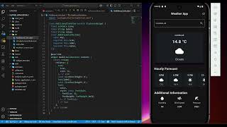 Weather Flutter app