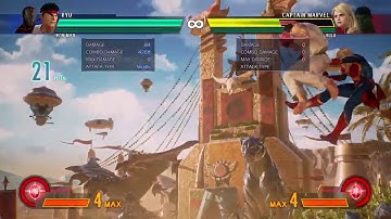 MvCI - Ryu Midscreen Combo