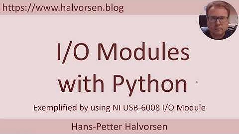 DAQ with I/O Modules in Python