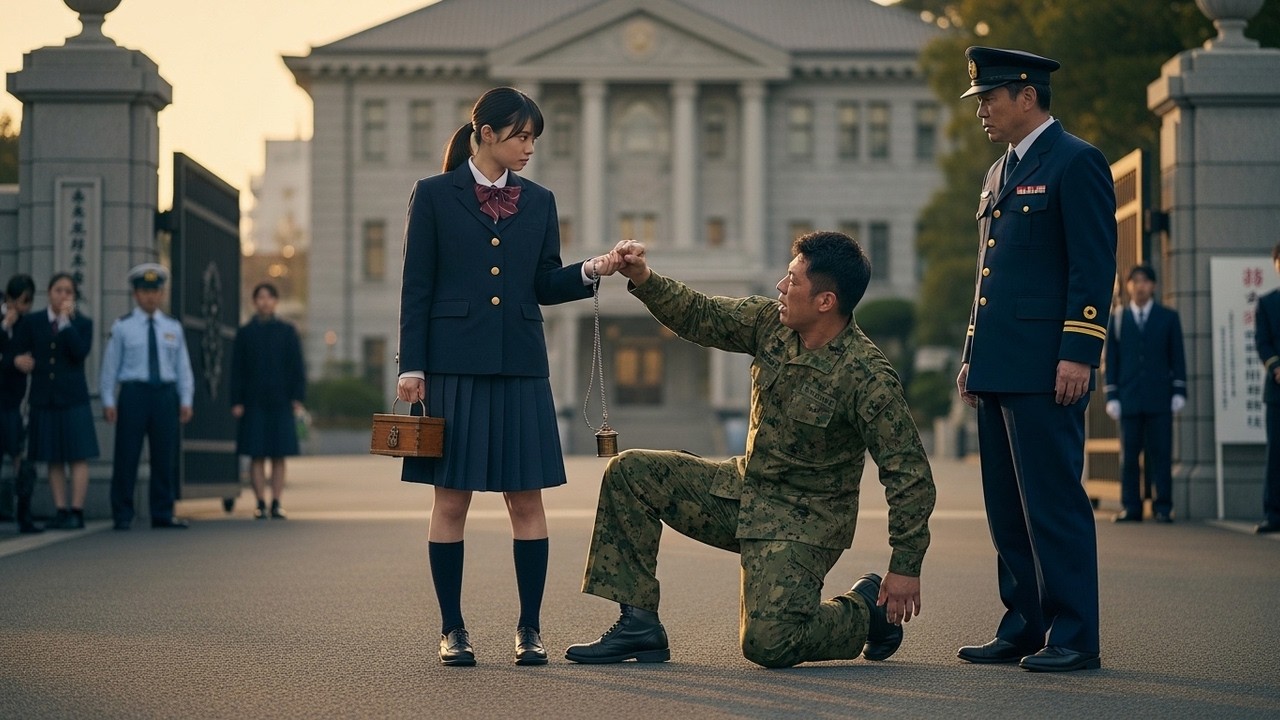 女子学生が腐敗幹部に絡まれ…3秒後、エリート自衛官がアスファルトにひれ伏す