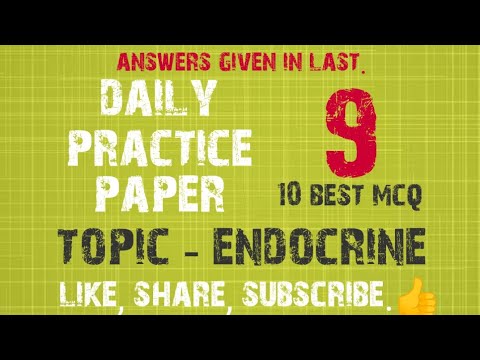 Daily practice paper ( topic - endocrine )
