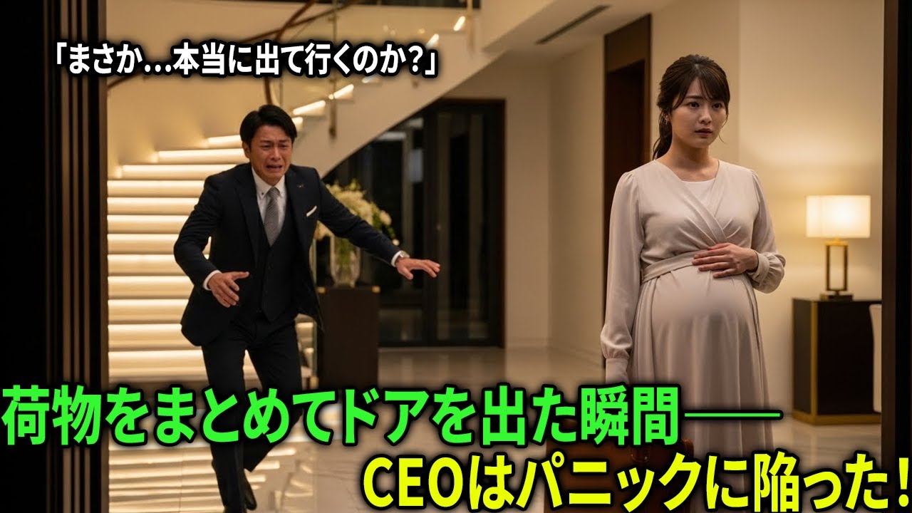 妊娠中の妻は絶対に離婚しないと信じていたCEO――彼女が荷物をまとめて出て行った瞬間、彼はパニックになって追いかけた！#CEOロマンス #CEO