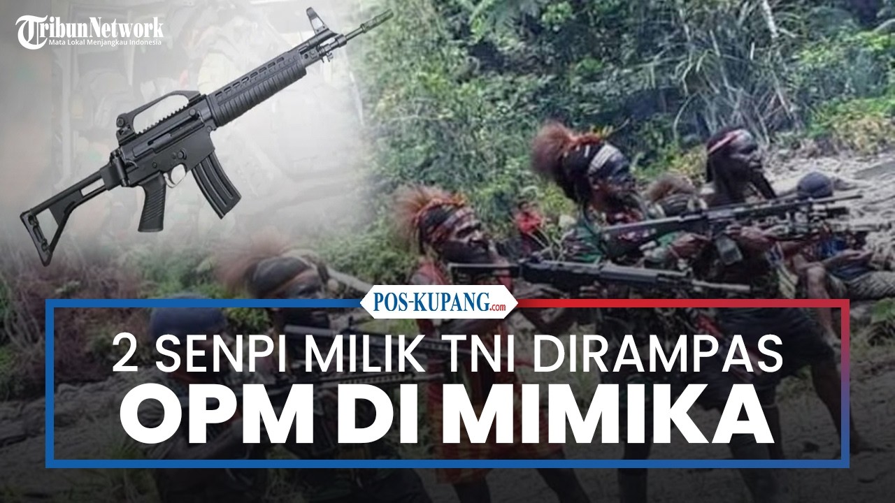 Dua Senjata Api Milik TNI Dirampas OPM saat Penyerangan di Mile 50 Tembagapura