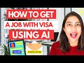 Get a job with chatgpt with this hack  resume  cover letter for jobs with visa