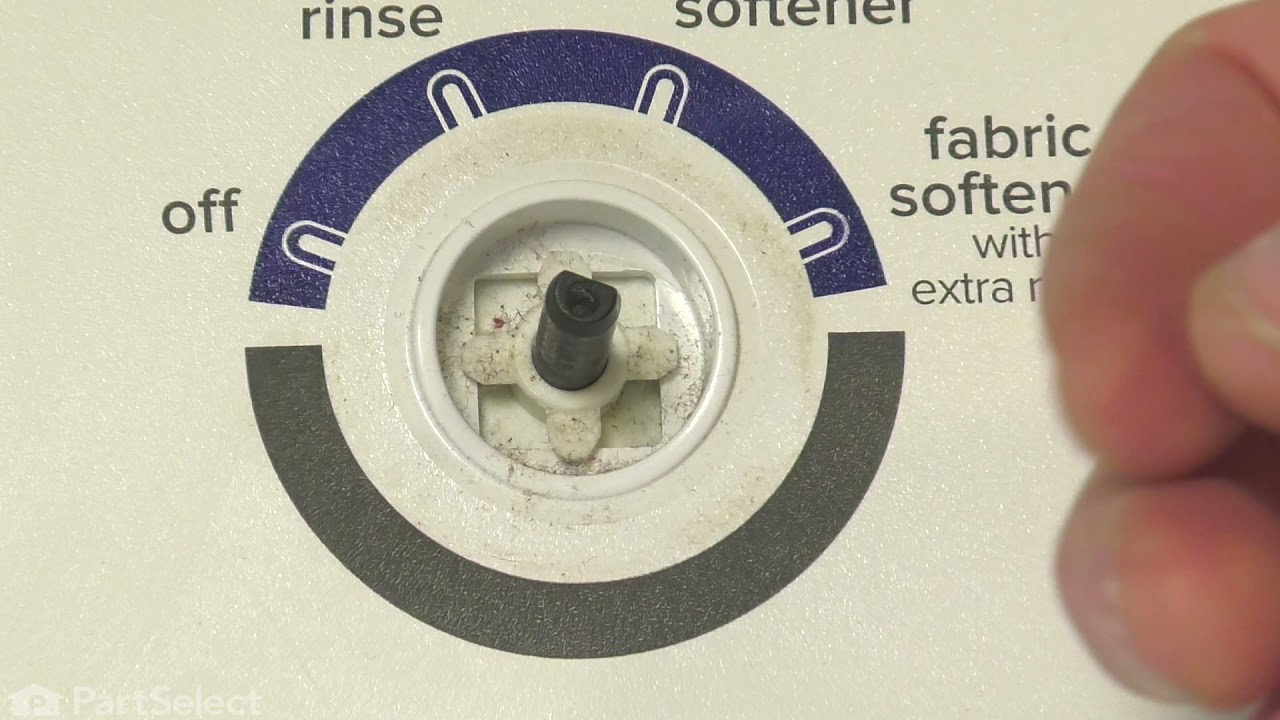 Whirlpool Washer Repair How to Replace the Knob (Whirlpool Part