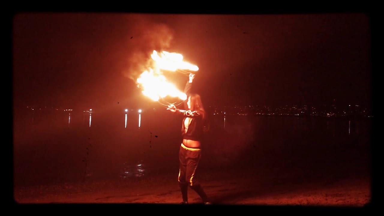 Ari Fire Dancing to Humble the Poet (Can’t Go Back)
