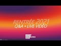 Back to school 2021  qa live  replay