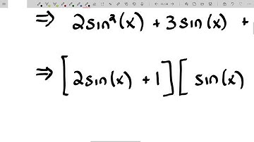 Solving Trigonometric Equations - Equations Requiring the Use of Identities