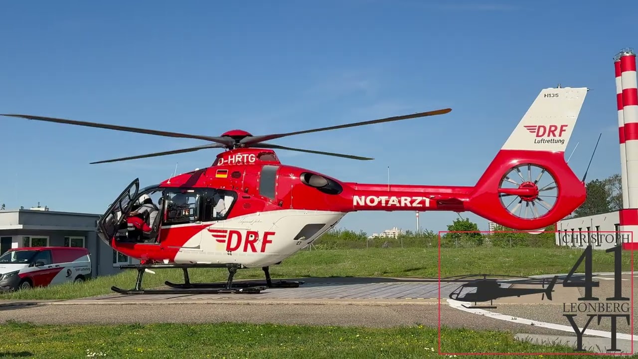 🚒🚁🚨[Christoph 41 D-HRTG setzt um auf die Plattform ]🚨🚁🚒