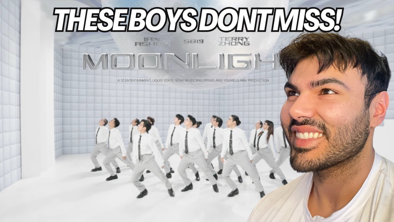 THESE DANCE MOVES!!! | Ian Asher, SB19, Terry Zhong 'MOONLIGHT' Music Video (REACTION!!)