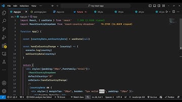 Build a React.js Country Dropdown Input With Flags Using react-country-dropdown Library