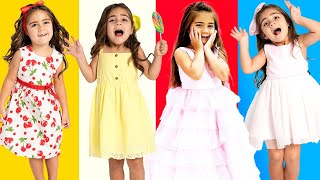 Mia und lustige Geschichten über ihre Prinzessinnenpuppen | Zusammenstellung von Videos für Kinder