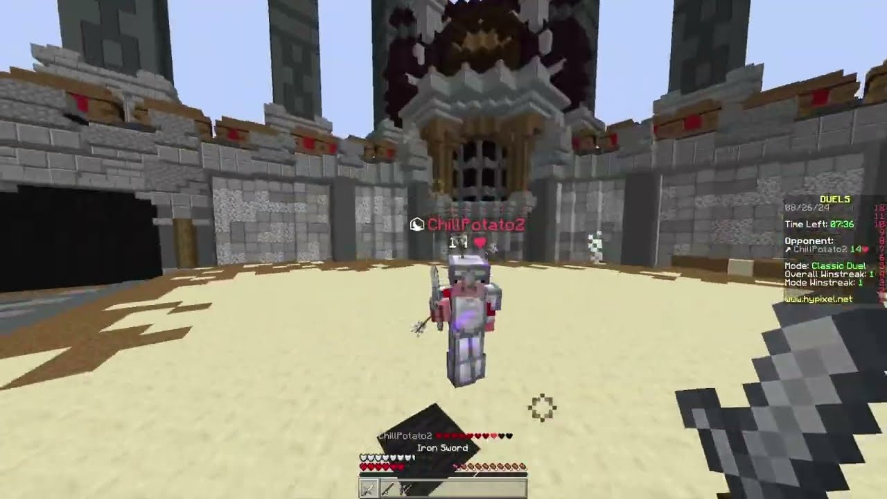 Hypixel Classic Duels (480 FPS Render Test)