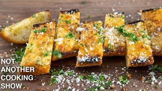 how to make the EASIEST GARLIC BREAD