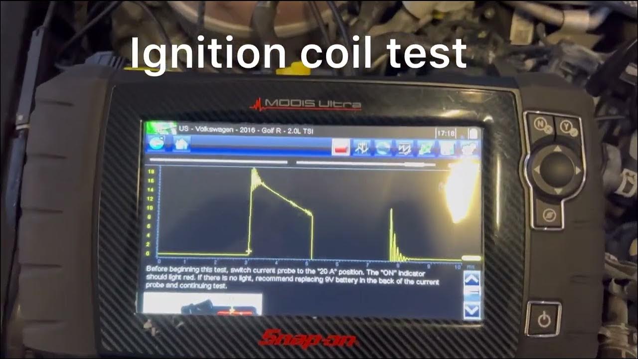 Testing the Snap on Modis ultra with two channel scope!!(ignition tests