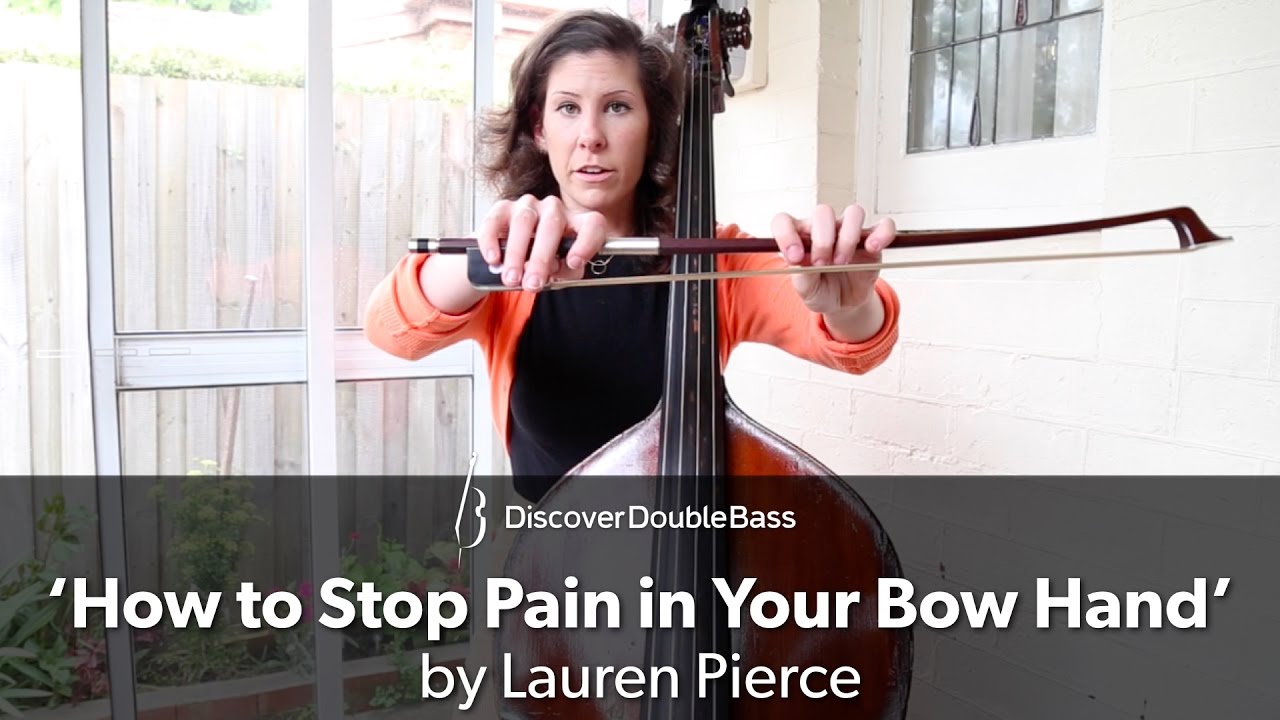 Как избавиться от боли в смычковой руке — урок игры на контрабасе
