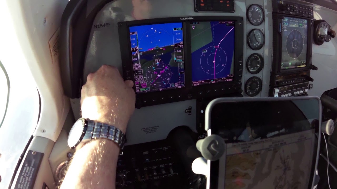 Flying An RNAV Approach In VMC YouTube