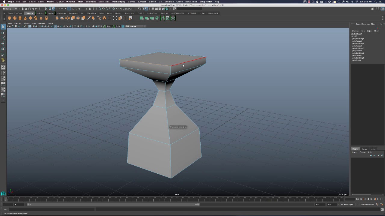 Maya 103 | Edge Loop Tool - YouTube