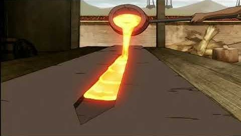 Sokka makes his meteor sword  | Avatar the Last Airbender