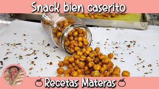 Garbanzos saborizados y horneados | SNACK SALUDABLE!