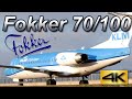 【4K 60P】The Dutch spirit Fokker 70 / 100 | plane spotting airport