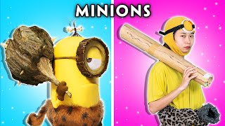 Prehistoric Minions - Minions With Zero Budget! | Parody The Story Of Minions and Gru