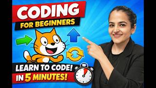 Scratch Programming for Beginners | Make Your First Animation in 5 Minutes Step-by-Step (Hindi)