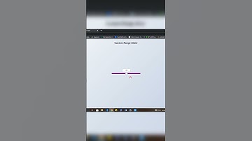 Custom Range Sliders: - #short #shorts #shortvideo #yiutubeshort