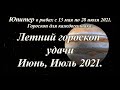 Гороскоп удачи для каждого знака. Летний гороскоп. Июнь, Июль 2021. Юпитер в рыбах.