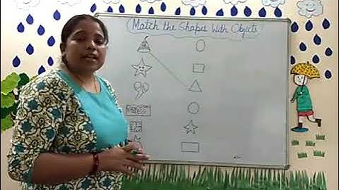 Prep class Maths ( Match the shapes with objects)