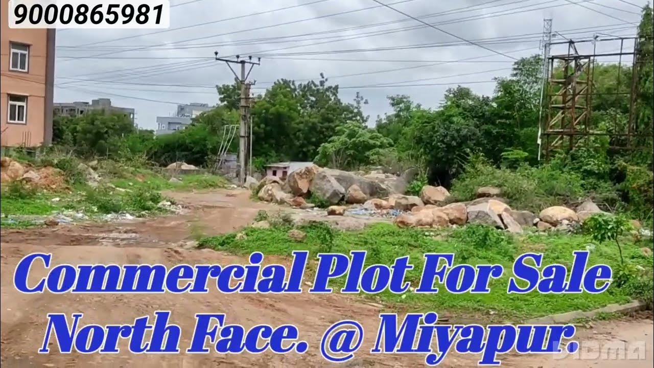 COMMERCIAL PLOT FOR SALE // NEAR MIYAPUR // NORTH FACE // BACHUPALlY