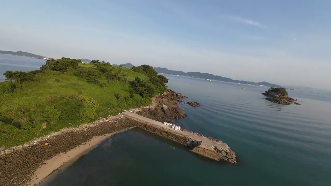 DJI AVATA2 첫 비행. Feat. 남해 이웃풀빌라